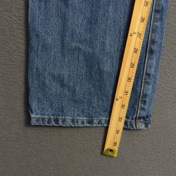 Cinch Jeans Men's 35x34 Blue Western Denim Bronze Label Slim Tapered Rodeo - Picture 6 of 10